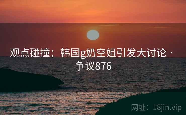 观点碰撞：韩国g奶空姐引发大讨论 · 争议876